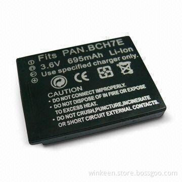 Camera Battery with 695mAh Capacity, Ideal for Panasonic DMW-BCH7E